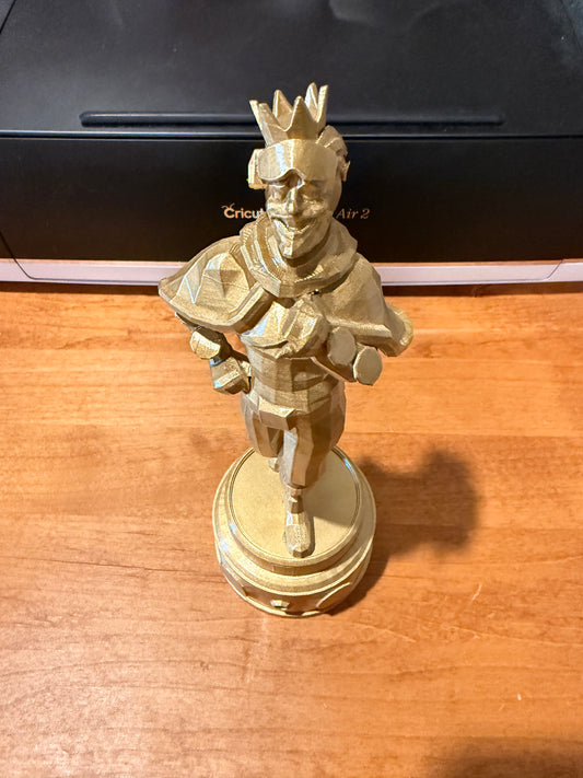 Mirage Apex Legends Inspired Trophy Heirloom Replica 3D Print Handmade Hand Painted