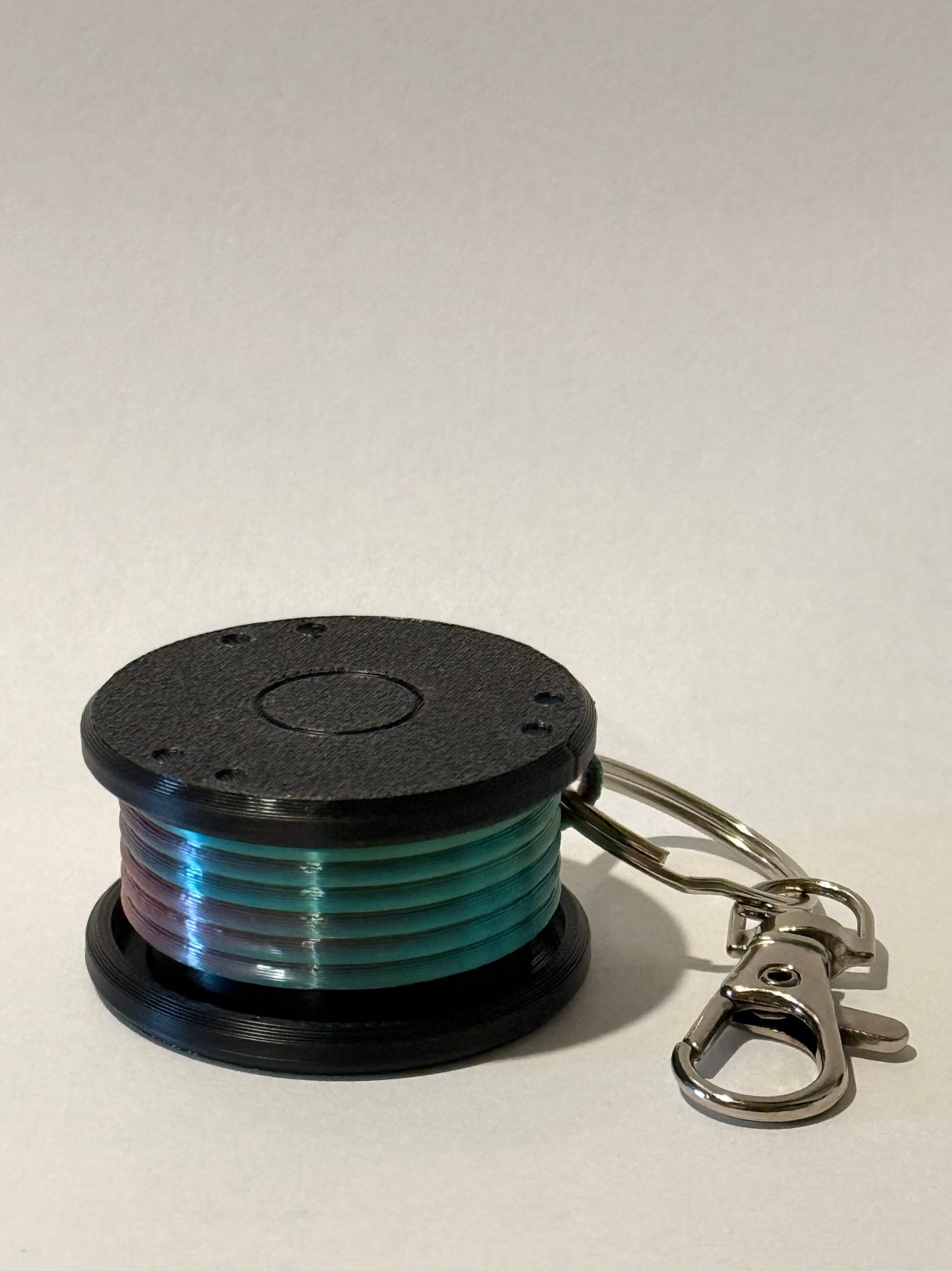 Filament Clicky Fidget toy Keychain Gift for all Ages 3D printed Multicolor Handmade